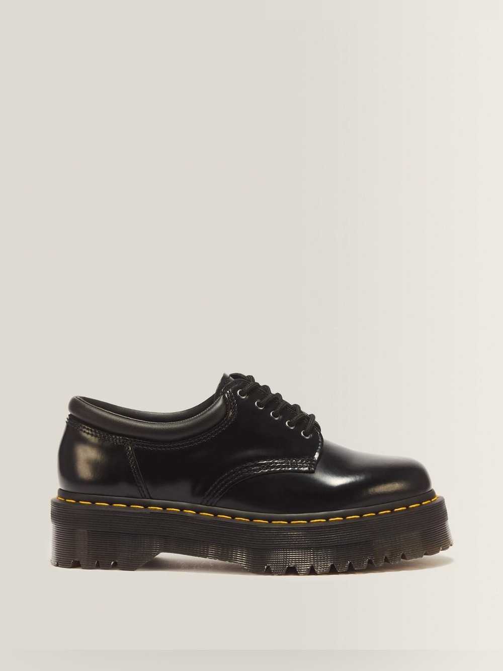 Dr. Martens 8053 Quad Platform Oxford Shoes Leather Black Women’s US 7.5 Docs